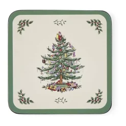 Christmas Tree Glasbrikker - 6 stk.