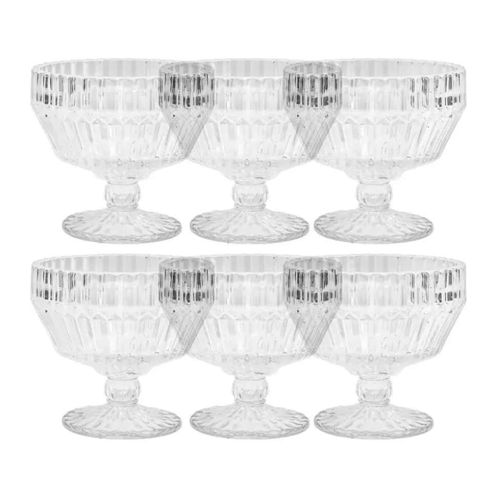 Archie Glas på fod - 6 stk.