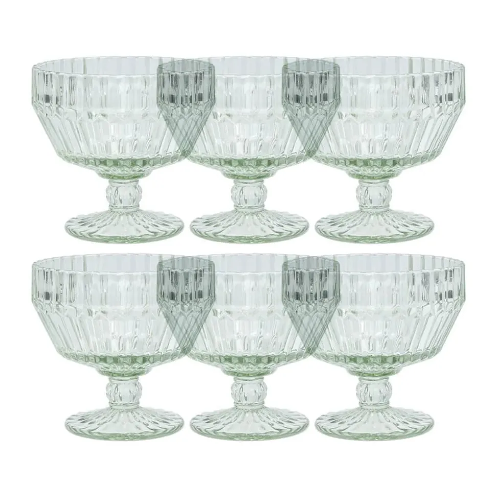 Archie Glas på fod - 6 stk.