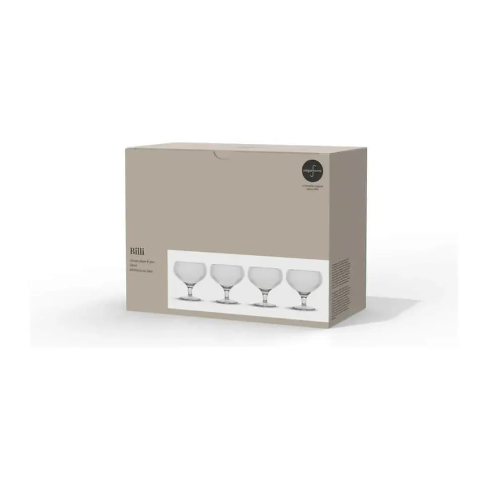 Billi Coupe Glas - 4 stk