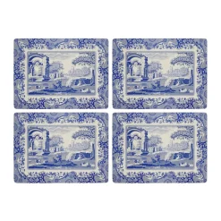 Blue Italian Dækkeserviet - 4 stk