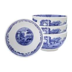 Blue Italien Skål - 4 stk.