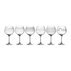 Burgundy Glas - 6 stk.