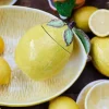Citron Skål m. låg