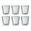 Dobbeltvægget glas - 6 stk.
