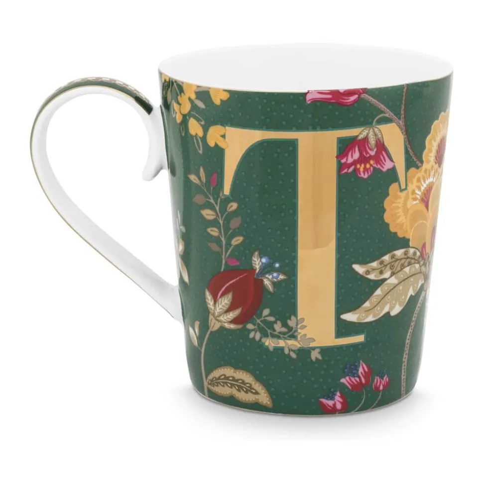 Floral Fantasy Alfabet Krus - T