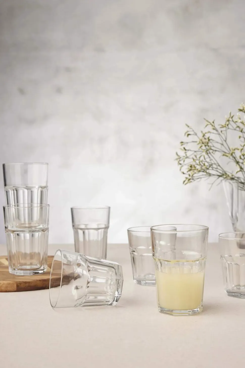 Granit Café au Lait Glas - 6 stk.