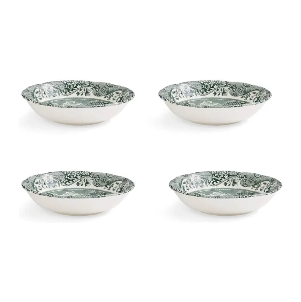 Heritage Green Italian Suppertallerken - 4 stk.