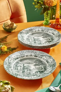 Heritage Green Italian Suppertallerken - 4 stk.