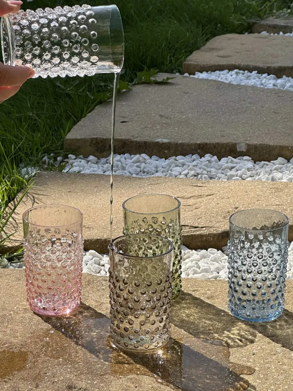 Hobnail Vandglas