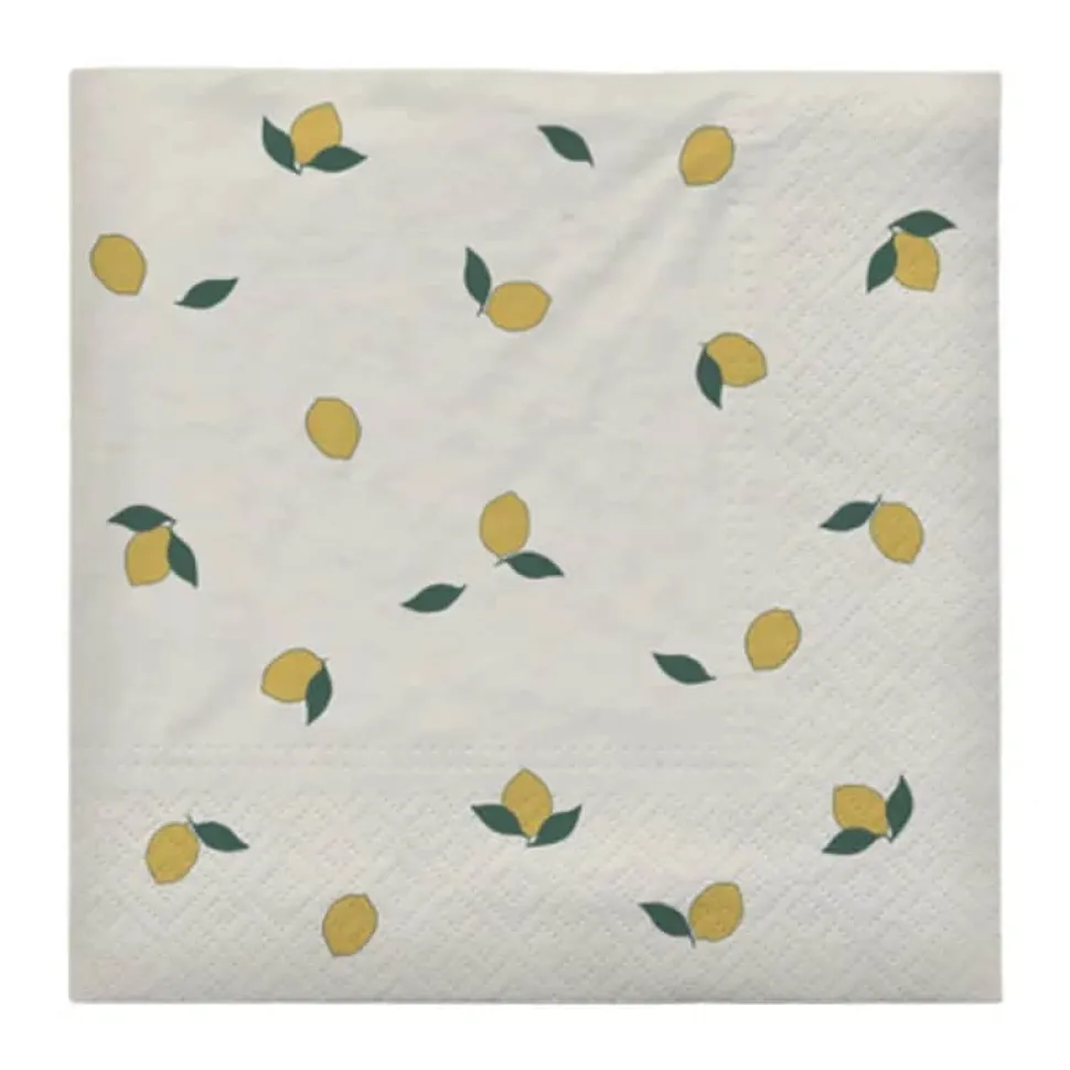 Lemon Papirservietter - 12 stk.