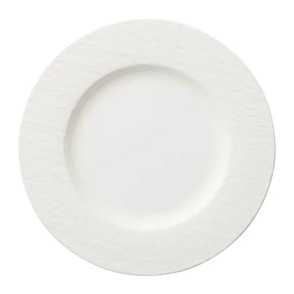 Manufacture Rock blanc Middagstallerken