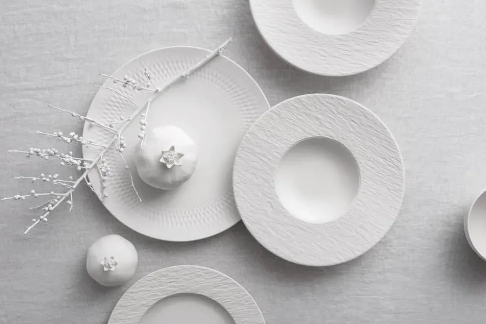 Manufacture Rock blanc Pastatallerken