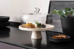 Manufacture Travertine Låg til kagefad