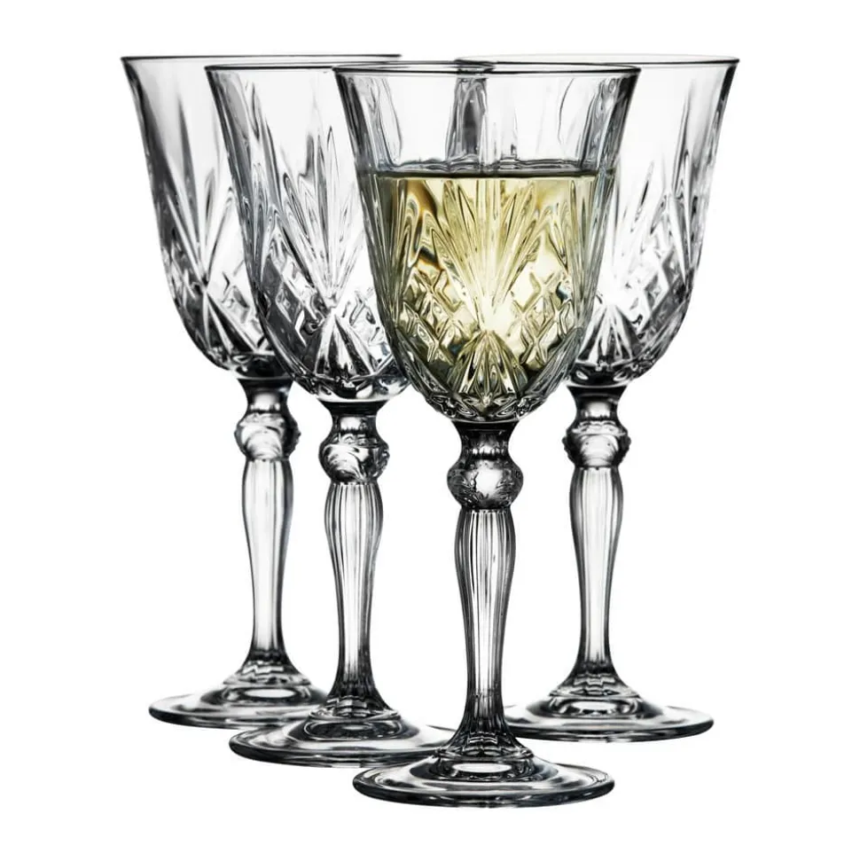 Melodia Hvidvinsglas - 4 stk.