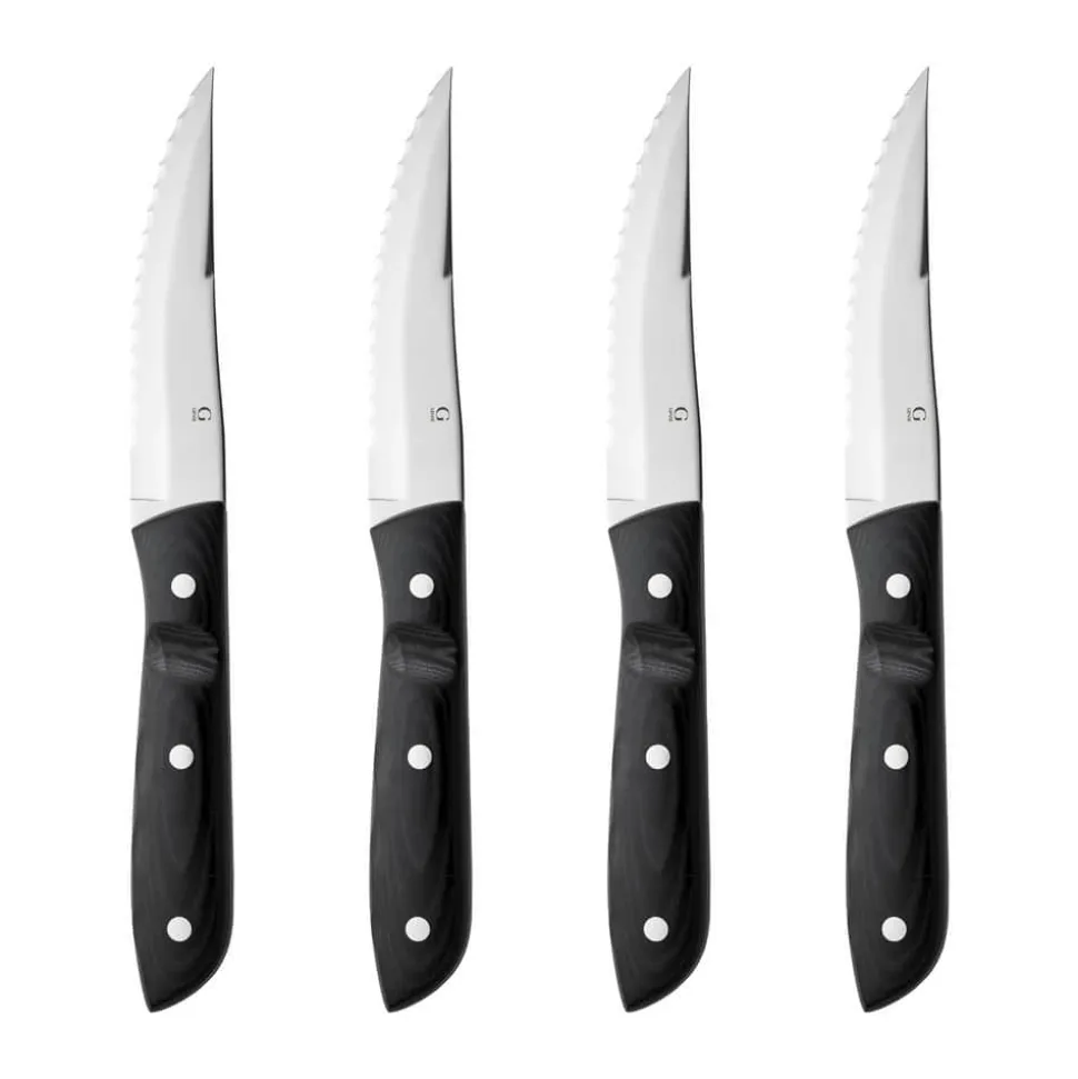 Old Farmer Micarta XL Steakkniv - 4 stk.