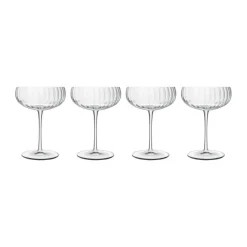 Optica Champagneskål - 4 stk.