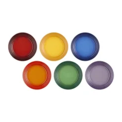 Rainbow Frokosttallerken - 6 stk.