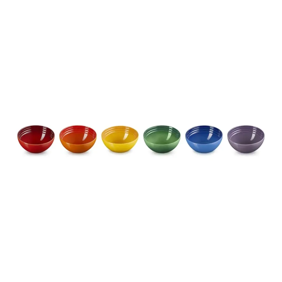Rainbow Snackskål - 6 stk.