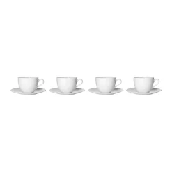 Relief Kaffekop m. underkop - 4 stk.