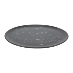 Steaktallerken - Ø 28 cm - Stentøj - Sortspotted