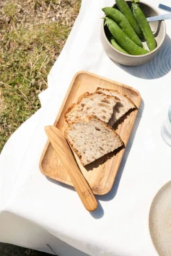 Teaktallerken
